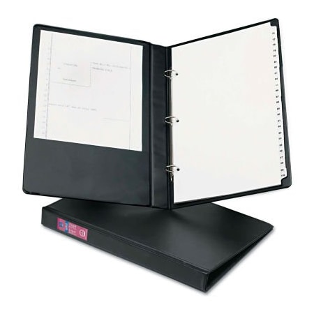 Avery Dennison Avery Legal Three-Ring Durable Binder w/Round Rings, 1" Capacity, Black 6400